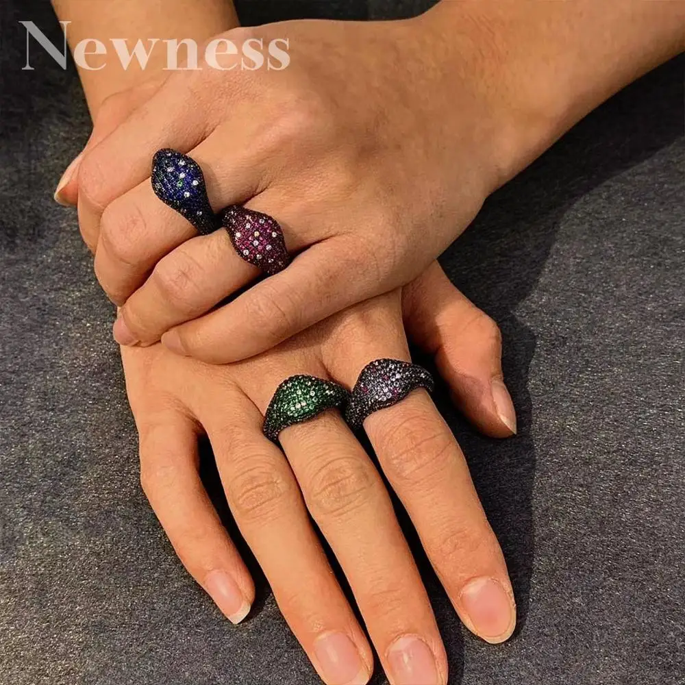 Newness luxury trendy Geometric Super Sparkling Full Cubic Zirconia Copper Wedding Engagement Rings Jewelry For Women
Newness luxury trendy Geometric Super Sparkling Full Cubic Zirconia Copper Wedding Engagement Rings Jewelry For Women