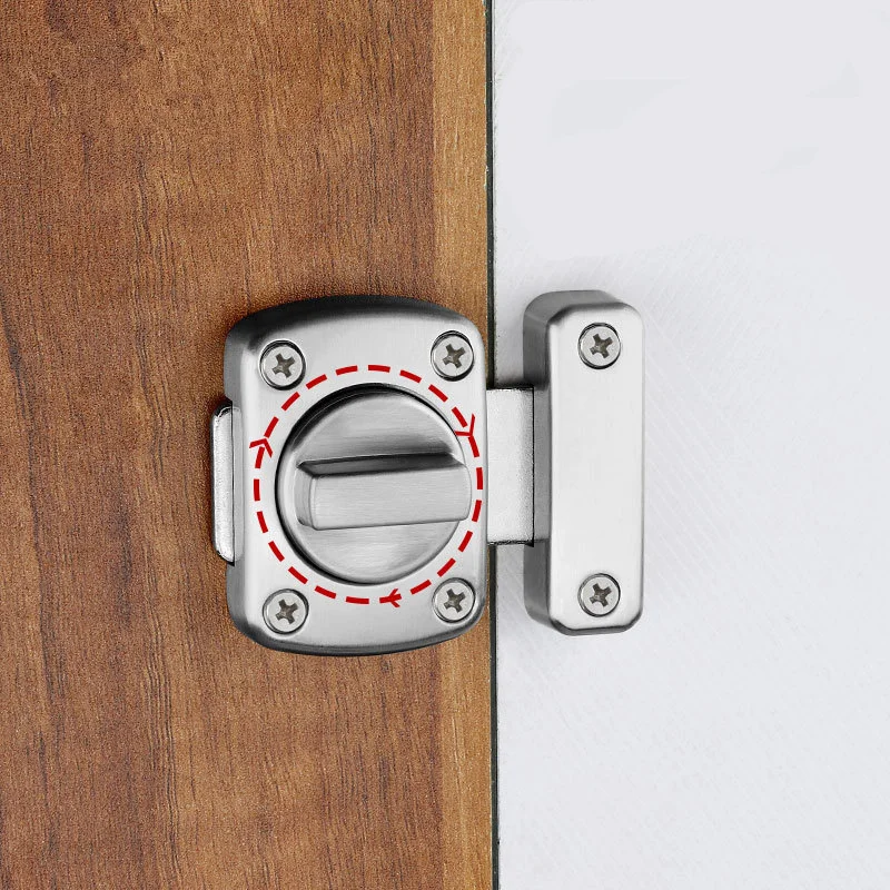 Zinc Alloy 180 Degree Rotate Door Bolt Universal Gate Latch Security Sliding Doors Lock Pin for Bathroom WC Furniture Cabinet
Zinc Alloy 180 Degree Rotate Door Bolt Universal Gate Latch Security Sliding Doors Lock Pin for Bathroom WC Furniture Cabinet