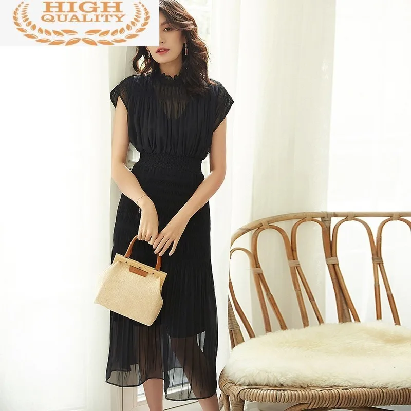 Spring Black Summer Dress Woman Party Evening Dresses for Women Korean Elegant Dress Fashion Midi 2021 Vestido De Mujer
Spring Black Summer Dress Woman Party Evening Dresses for Women Korean Elegant Dress Fashion Midi 2021 Vestido De Mujer