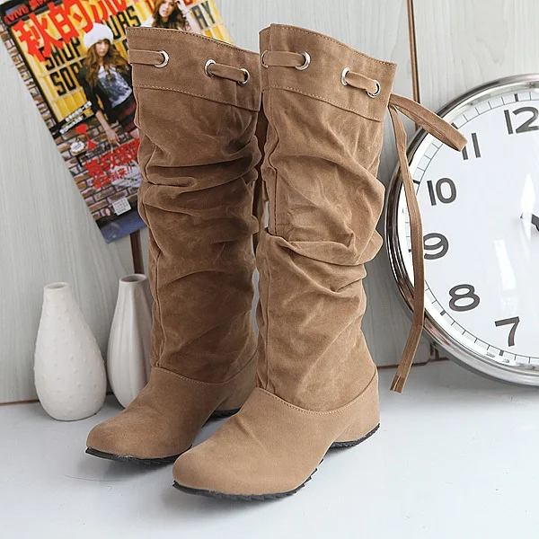 Fashion New Womens Ladies Shoes Casual Snow Boot Suede Boho Fringe Calf Boots Shoes Flat Heel Boots Lady Winter Boots
Fashion New Womens Ladies Shoes Casual Snow Boot Suede Boho Fringe Calf Boots Shoes Flat Heel Boots Lady Winter Boots