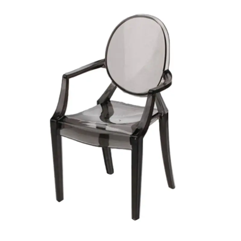 Миниатюрные аксессуары для кукольного домика 1:6, прозрачный пластиковый стул, декоративная коллекция, подарок E65D 
Миниатюрные аксессуары для кукольного домика 1:6, прозрачный пластиковый стул, декоративная коллекция, подарок E65D