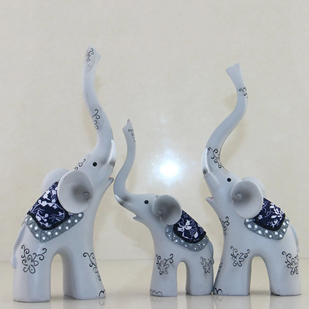 3 Pieces Cute Resin Couple Elephants Family Statue Lovely Animal Figures Handicrafts For Home Desk Shelf Decor Collectible Gift
3 Pieces Cute Resin Couple Elephants Family Statue Lovely Animal Figures Handicrafts For Home Desk Shelf Decor Collectible Gift