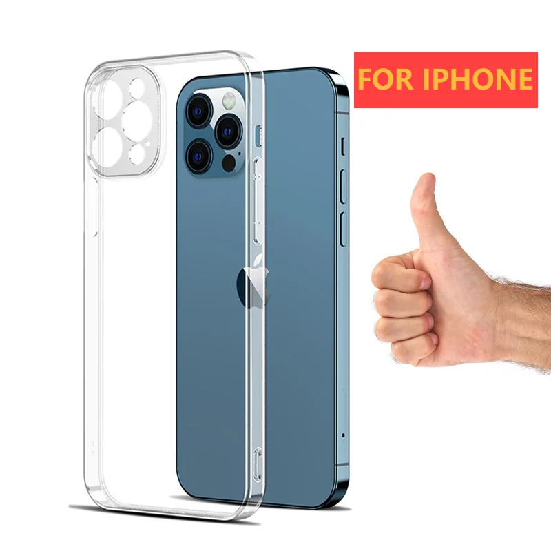 Soft TPU Phone Case For IPhone 11 12 Pro Max XS Max XR X 12 Mini Case For IPhone 6 6s 7 8 Plus SE 2020 Back 13 Cover Transparent
Soft TPU Phone Case For IPhone 11 12 Pro Max XS Max XR X 12 Mini Case For IPhone 6 6s 7 8 Plus SE 2020 Back 13 Cover Transparent