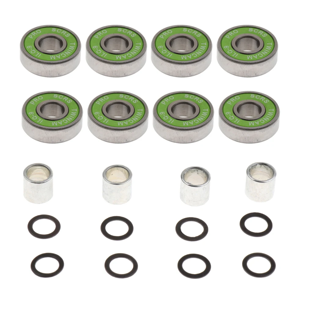 Skateboard Speed Kit- Bearing ,Spacers And Speed Washers Green
Skateboard Speed Kit- Bearing ,Spacers And Speed Washers Green