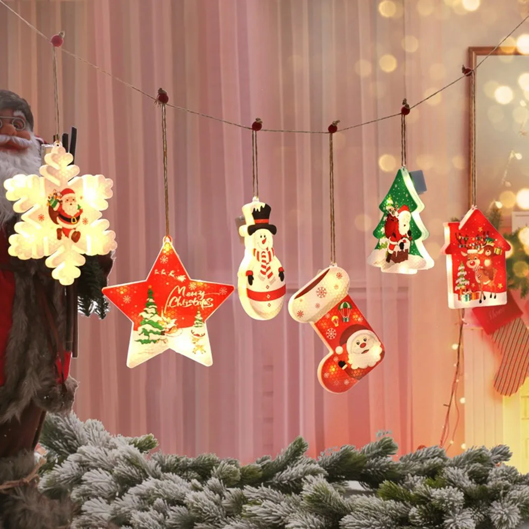 Santa Claus LED Light Merry Christmas Decorations For Home Christmas Tree Hanging Ornaments Garland Xmas Navidad New Year Gifts
Santa Claus LED Light Merry Christmas Decorations For Home Christmas Tree Hanging Ornaments Garland Xmas Navidad New Year Gifts