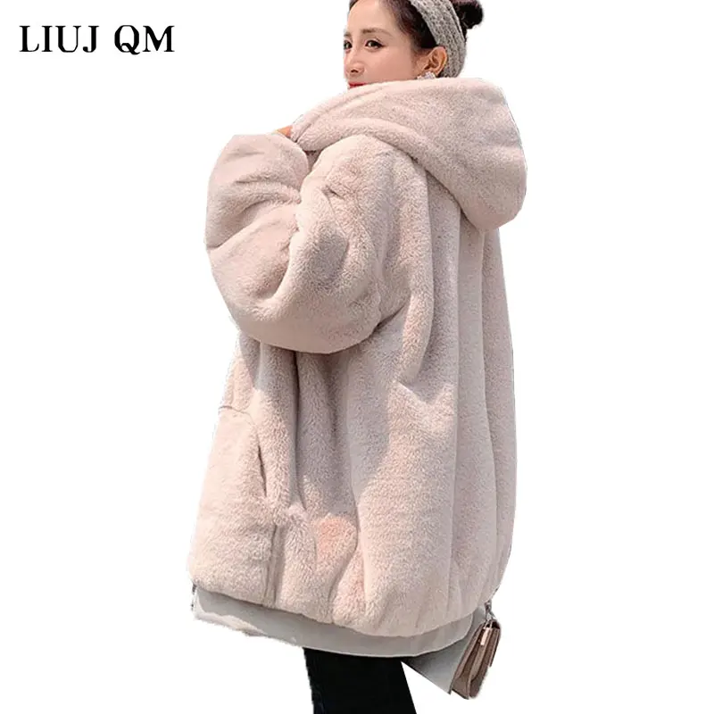Winter Thick Warm Faux Fur Coat Oversize 2021 New Fashion Women Hooded Long Sleeve Faux Fur Jacket Luxury Winter Short Coats
Winter Thick Warm Faux Fur Coat Oversize 2021 New Fashion Women Hooded Long Sleeve Faux Fur Jacket Luxury Winter Short Coats