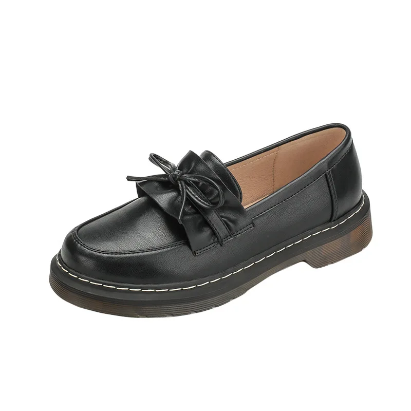 Autumn Fashion Loafers Shallow Mouth with Belt Leather Plus Size Flats Shoes for Women
Autumn Fashion Loafers Shallow Mouth with Belt Leather Plus Size Flats Shoes for Women