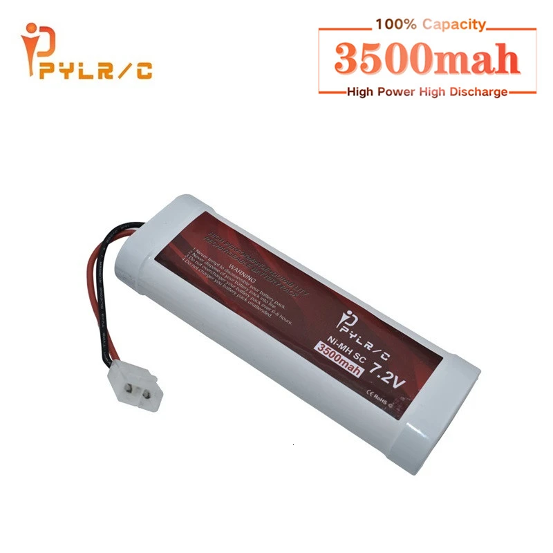 

7.2V Battery 3500mAh SC*6 Cells Ni-MH Battery Pack with Tamiya Discharge Connector Kep-2p Plug for RC Racing Cars Boats Aircraft