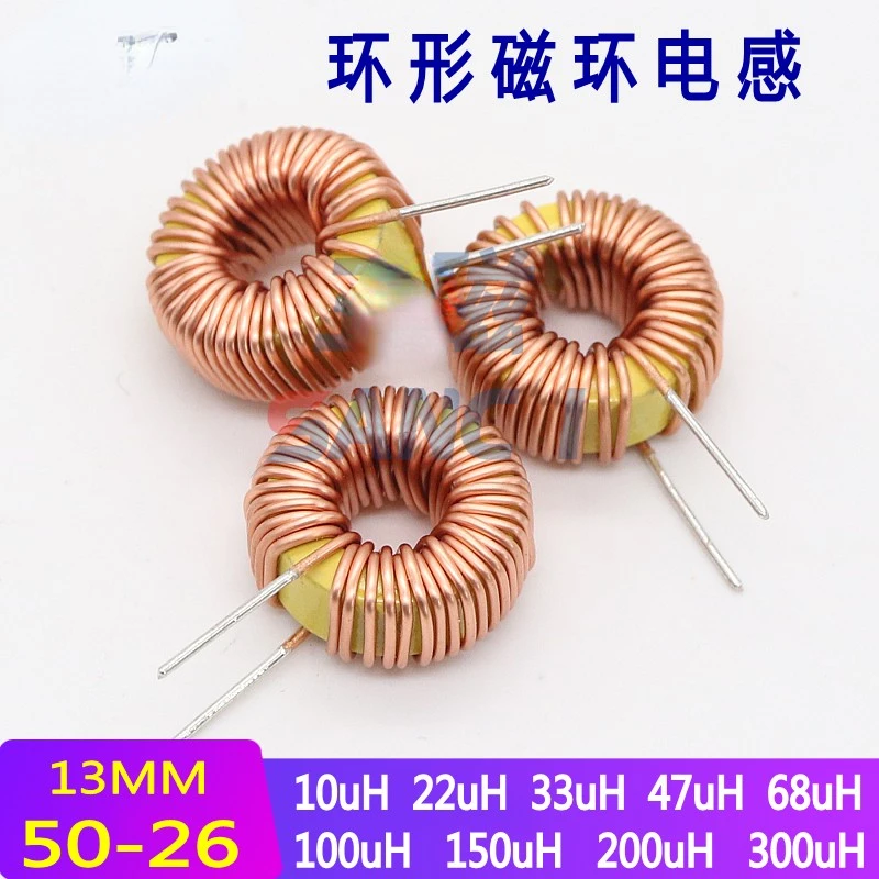 20Pcs Toroidal Inductance 22UH 33UH 47UH 100UH Magnetic Ring Inductance Choke Coil Energy Storage Inductance Coil 5026
20Pcs Toroidal Inductance 22UH 33UH 47UH 100UH Magnetic Ring Inductance Choke Coil Energy Storage Inductance Coil 5026