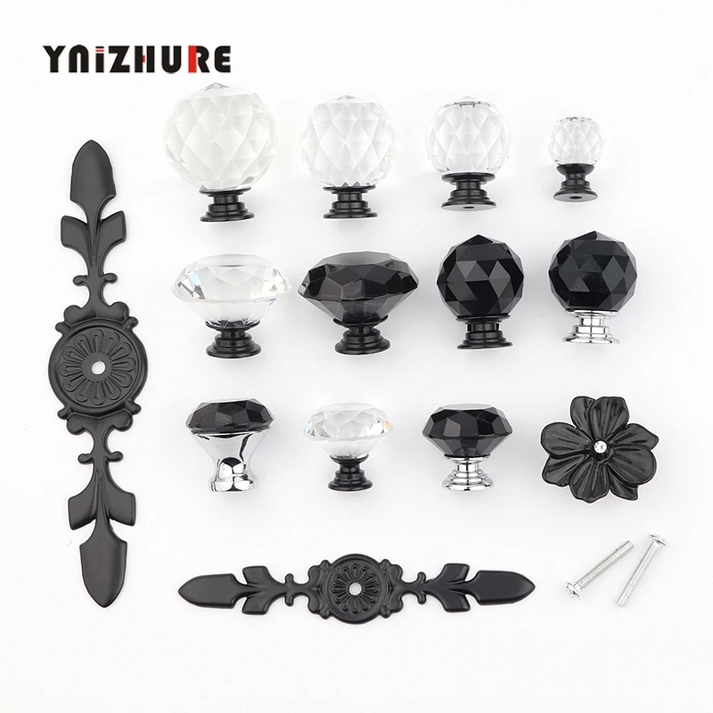 New Black Diamond Shape Brand Design Crystal Glass Knobs Cupboard Drawer Pull Kitchen Cabinet Door Wardrobe Handles Hardware
New Black Diamond Shape Brand Design Crystal Glass Knobs Cupboard Drawer Pull Kitchen Cabinet Door Wardrobe Handles Hardware
