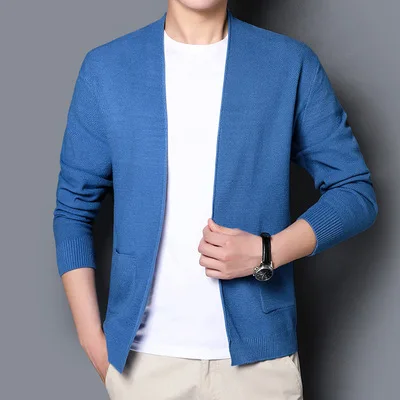 autumn youth sweater factory cardigan Korean version slim top solid color sweater coat man
autumn youth sweater factory cardigan Korean version slim top solid color sweater coat man