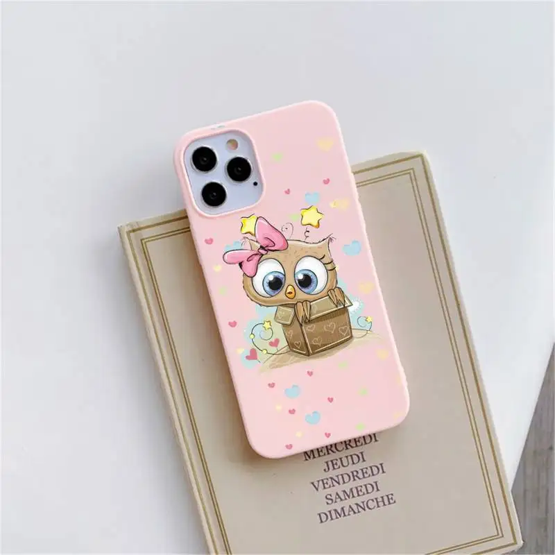 Baby Cute Owl Phone Case Candy Color for iPhone 6 6S 7 8 11 12 XS X SE 2020 XR mini pro Plus MAX funda
Baby Cute Owl Phone Case Candy Color for iPhone 6 6S 7 8 11 12 XS X SE 2020 XR mini pro Plus MAX funda