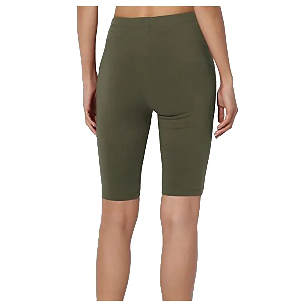 Fashion Women Casual Sollid Sport Yoga Mid Thigh Stretch Cotton Span High Waist Active Running Short Pants
Fashion Women Casual Sollid Sport Yoga Mid Thigh Stretch Cotton Span High Waist Active Running Short Pants