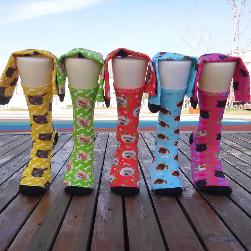 Пользовательские Смешные Носки Подарки для мужчин лицо Мопс носки 
Пользовательские Смешные Носки Подарки для мужчин лицо Мопс носки