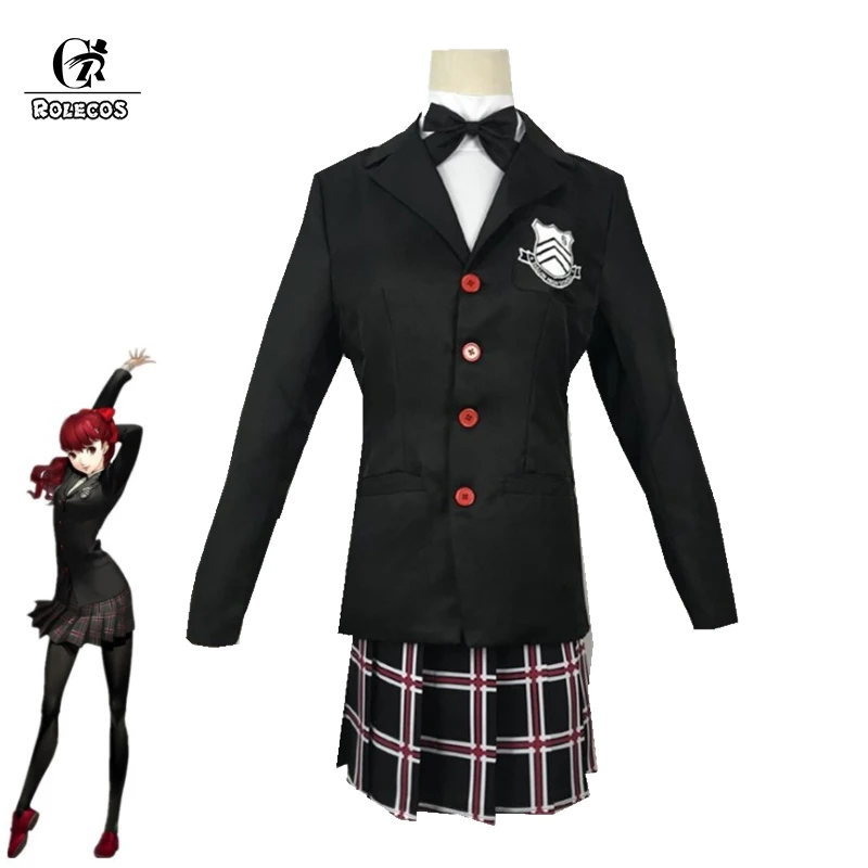 ROLECOS игра Persona 5 Косплей Касуми йошизава школьная форма косплей костюм P5 стиль