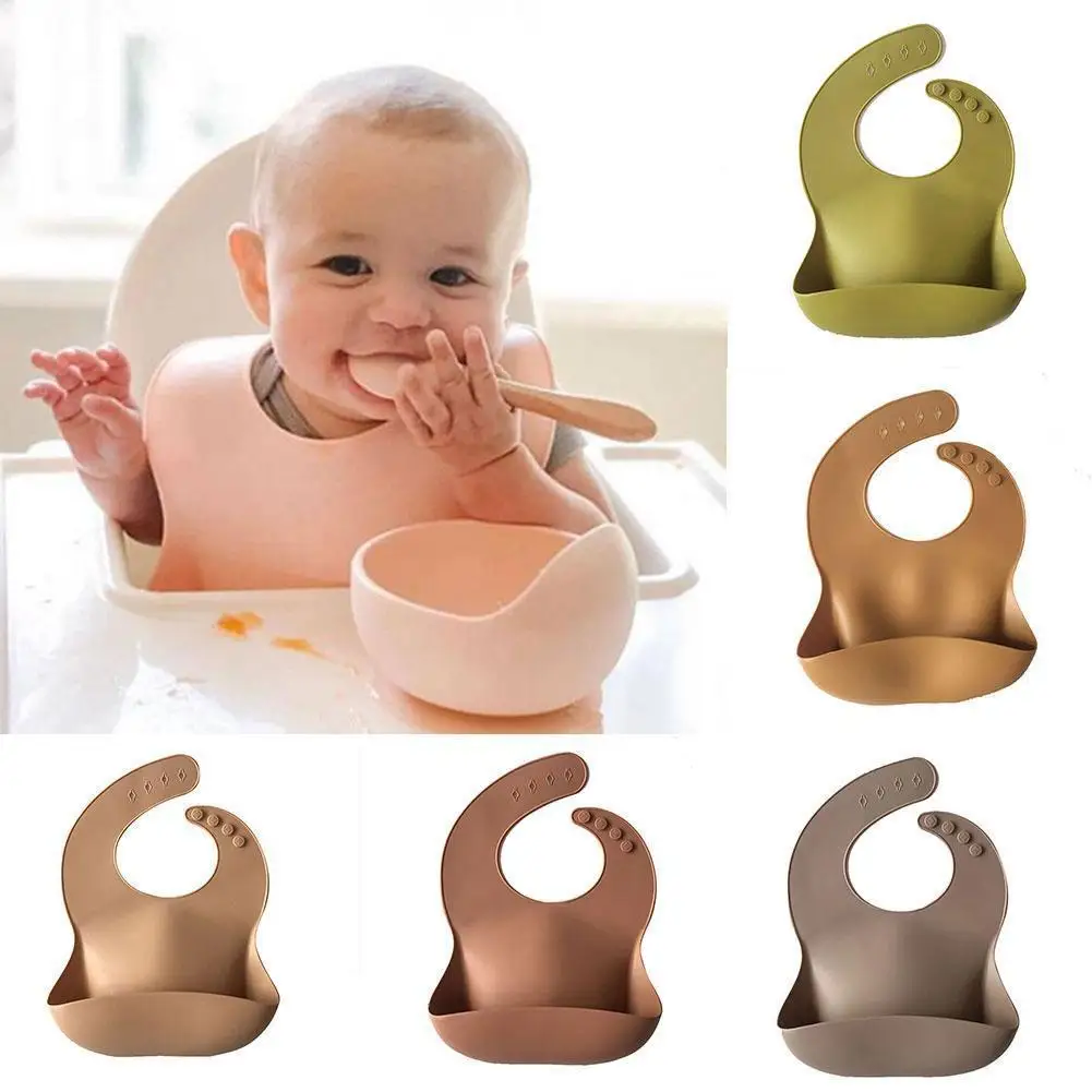 Newborns Waterproof Silicone Bib Baby Feeding Cloth Fashionable Infant Toddler Drooling U-shaped Button Scarf Aprons Baby Stuff 
Newborns Waterproof Silicone Bib Baby Feeding Cloth Fashionable Infant Toddler Drooling U-shaped Button Scarf Aprons Baby Stuff