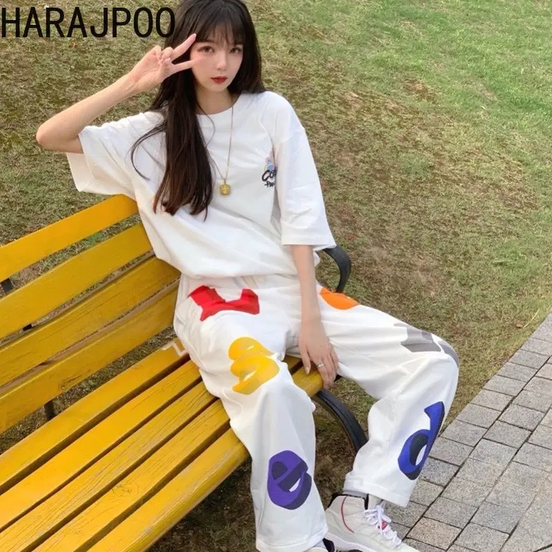Брюки для пар Harajpoo, весна-осень 2021, цветные буквы, хип-хоп, белый тренд, дикие свободные модные повседневные Прямые брюки
Брюки для пар Harajpoo, весна-осень 2021, цветные буквы, хип-хоп, белый тренд, дикие свободные модные повседневные Прямые брюки