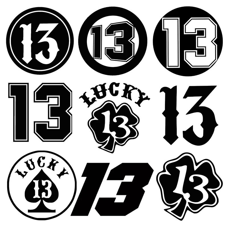 Sunscreen Funny Number 13 Vinyl Car Sticker Waterproof Car Decal Stickers for Car Motorcycle Accessories Decorations
Sunscreen Funny Number 13 Vinyl Car Sticker Waterproof Car Decal Stickers for Car Motorcycle Accessories Decorations