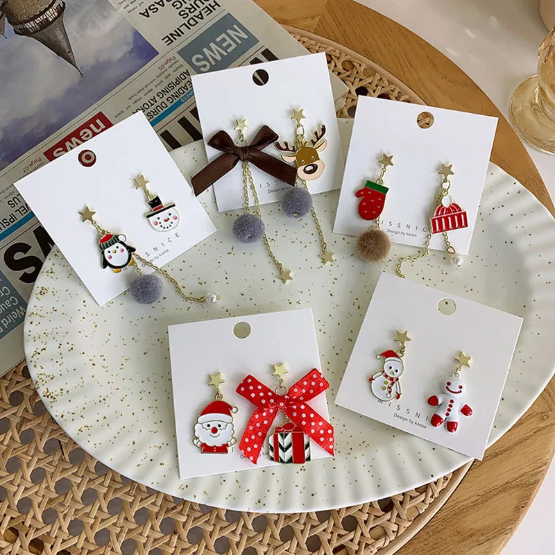 Cute Christmas Elk Dangle Earrings Women Xmas Deer Butterfly Knot Pearl Christmas Tree Earring Girl Christmas New Year Jewelry
Cute Christmas Elk Dangle Earrings Women Xmas Deer Butterfly Knot Pearl Christmas Tree Earring Girl Christmas New Year Jewelry