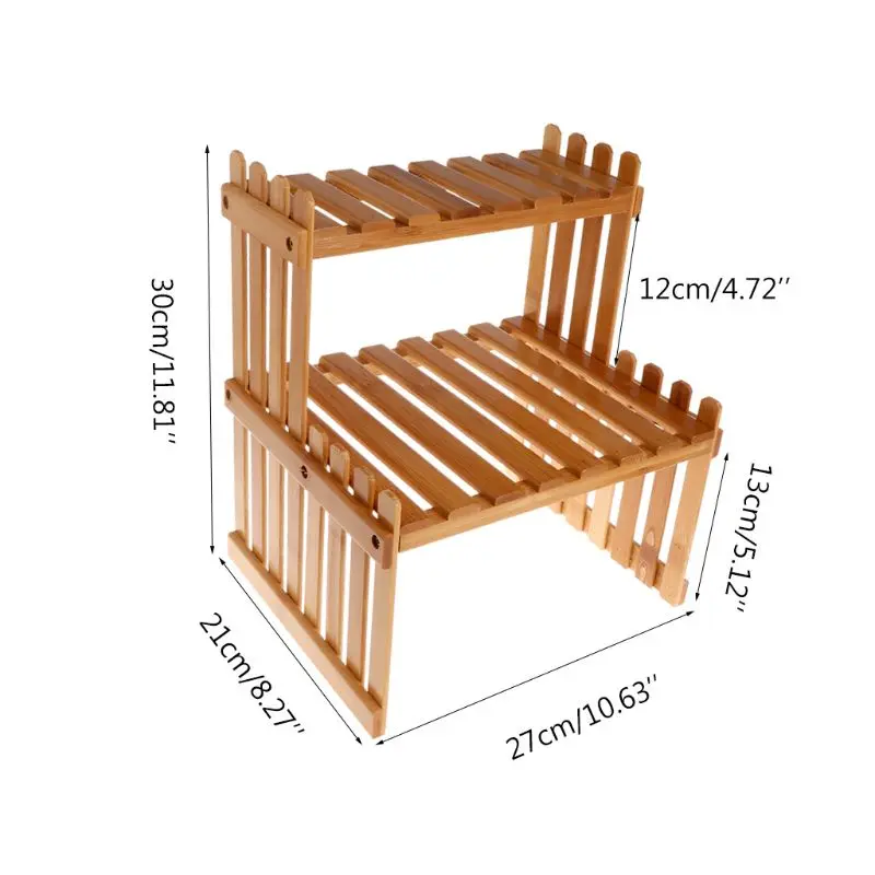 Plant Shelf Flower Display Stand Bamboo Wood Storage Rack Garden Organizer
Plant Shelf Flower Display Stand Bamboo Wood Storage Rack Garden Organizer