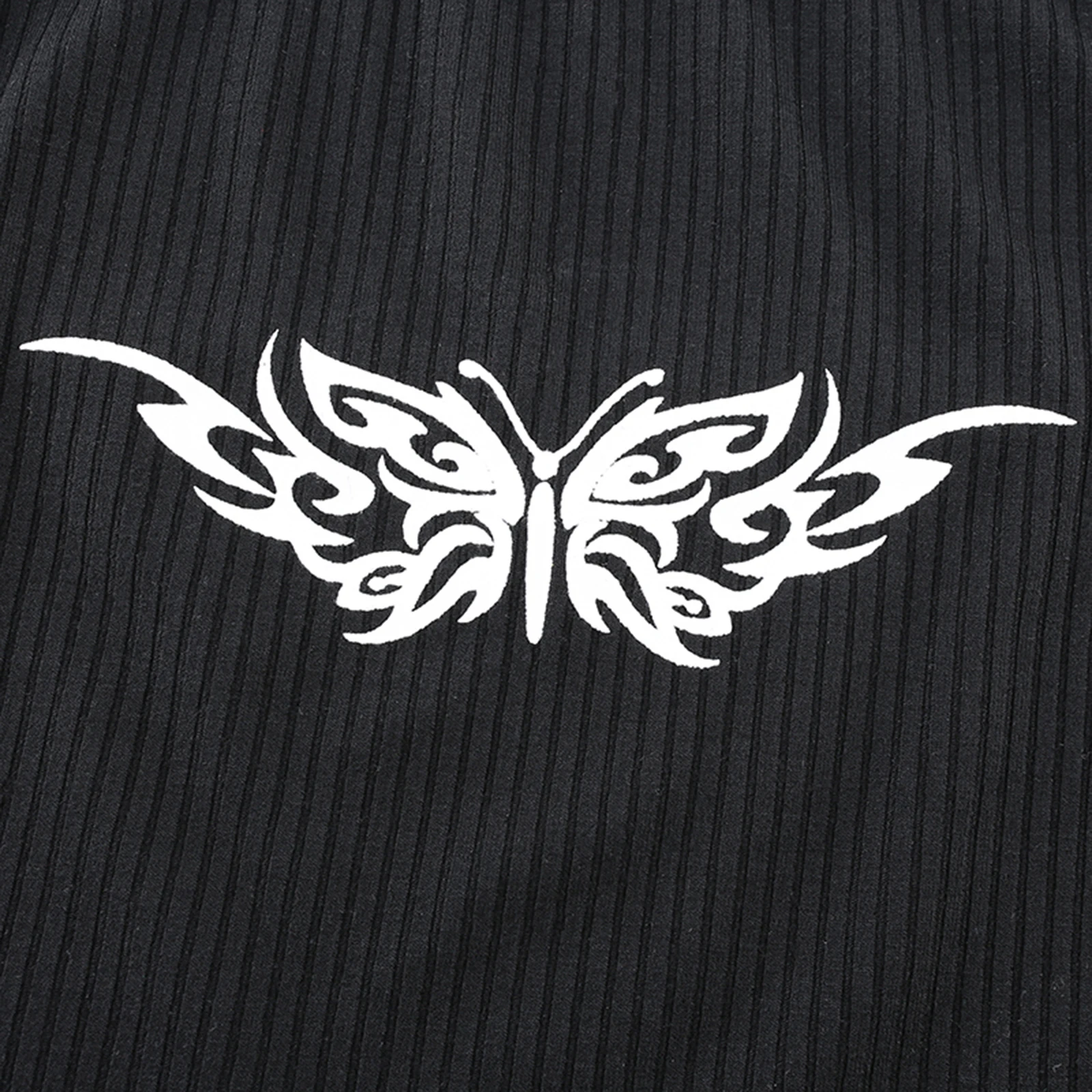 Women's Sexy Sleeveless Top Camisole Short Tight Butterfly Print Pattern Top Fashion Hot Sale 
Women's Sexy Sleeveless Top Camisole Short Tight Butterfly Print Pattern Top Fashion Hot Sale