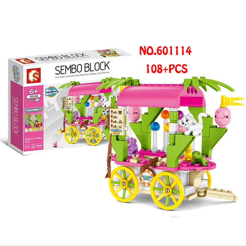 SEMBO Mini Street View Food Selling Mobile Vending Car Model Kids Bricks Sets DIY MOC Building Blocks Educational Toys 
SEMBO Mini Street View Food Selling Mobile Vending Car Model Kids Bricks Sets DIY MOC Building Blocks Educational Toys