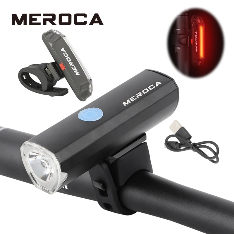 MEROCA bicycle light Bicycle Front Light Rainproof LED 2000mAh Aluminum alloy USB Rechargeable Bicycle Taillight Warning Ligh
MEROCA bicycle light Bicycle Front Light Rainproof LED 2000mAh Aluminum alloy USB Rechargeable Bicycle Taillight Warning Ligh