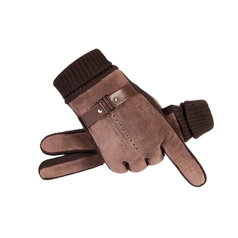 New Winter Fashion Yong Men Keep Warm Touch Screen Pigskin Plus Plush Thick Cashmere Cycling Riding Mittens Driving Gloves
New Winter Fashion Yong Men Keep Warm Touch Screen Pigskin Plus Plush Thick Cashmere Cycling Riding Mittens Driving Gloves