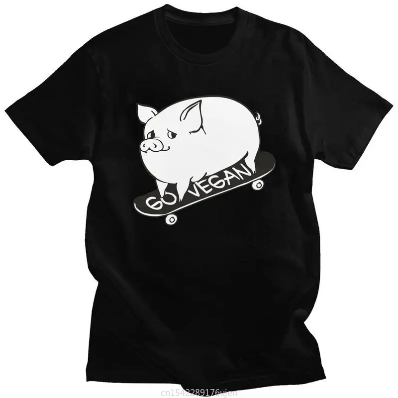 Vegan Pig T Shirts Cute Skateboarding Short Sleeve Lycra Tshirt ClassicLeisure Animal Lover Tees Plus Size Apparel Clothing
Vegan Pig T Shirts Cute Skateboarding Short Sleeve Lycra Tshirt ClassicLeisure Animal Lover Tees Plus Size Apparel Clothing