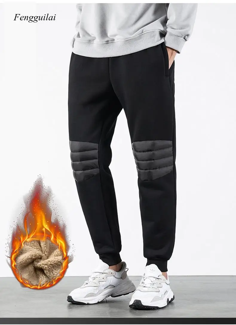 Plus Size Winter Thick Sweatpants Men 2021 New Patchwork Joggers Men Warm Trousers Streetwear Pants Elastic Waitst Wool Pants
Plus Size Winter Thick Sweatpants Men 2021 New Patchwork Joggers Men Warm Trousers Streetwear Pants Elastic Waitst Wool Pants