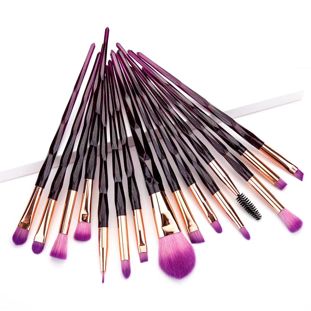 15pcs Diamond Eye Makeup Brush Sets Professional Gradient Handle Makeup Brushes Set For Make Up Brush Tool 3 Color
15pcs Diamond Eye Makeup Brush Sets Professional Gradient Handle Makeup Brushes Set For Make Up Brush Tool 3 Color