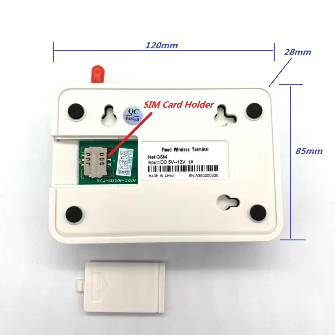 Фиксированный беспроводной терминал QBYteco GSM 850/900/1800/1900 МГц поддержка системы