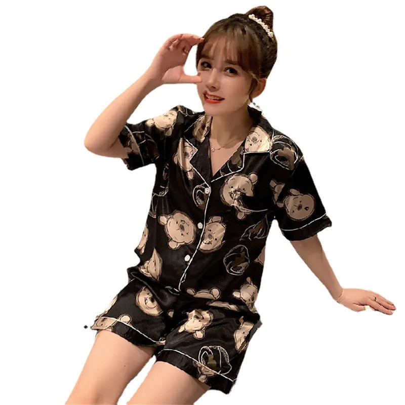 Silk Satin Pajamas for Womens Pyjamas Set Sleepwear Women Set Pajamas Suit Female Two Piece Set Loungewear Luxury Brand Pajamas
Silk Satin Pajamas for Womens Pyjamas Set Sleepwear Women Set Pajamas Suit Female Two Piece Set Loungewear Luxury Brand Pajamas