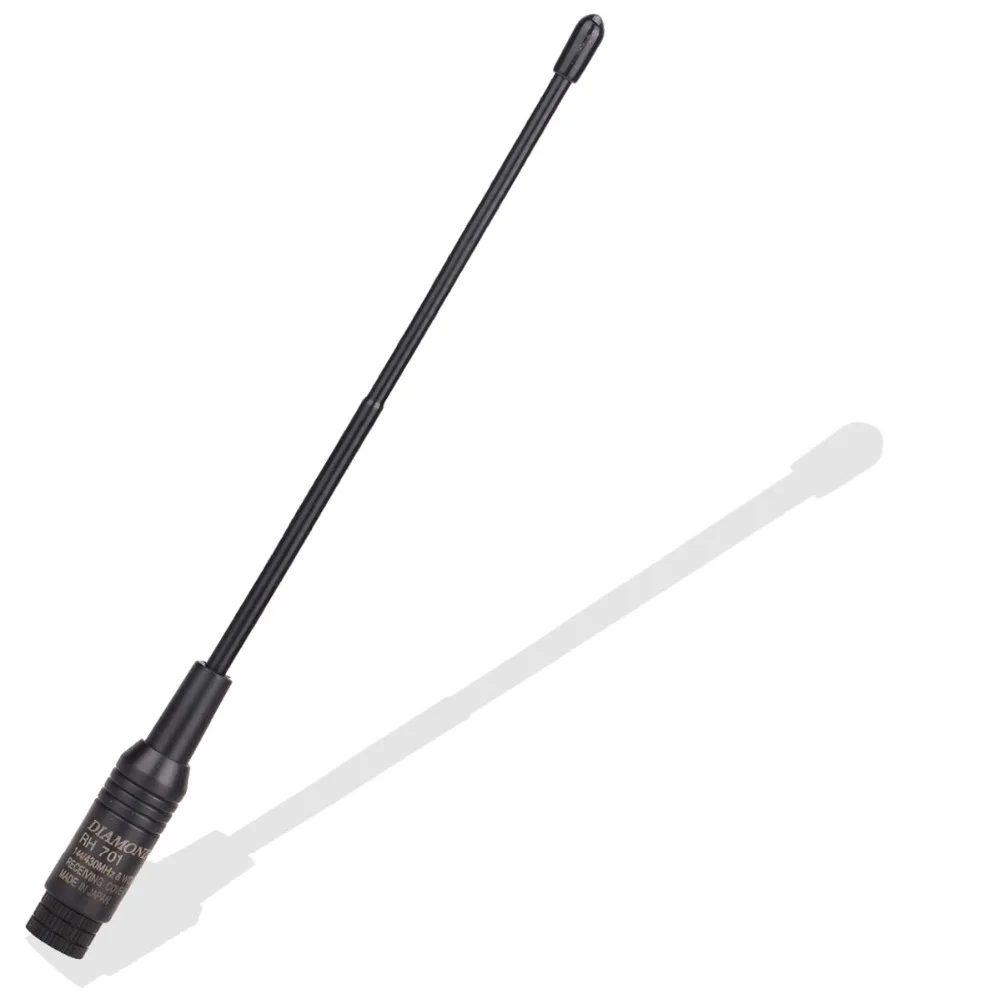 Diamond RH701 SMA-M Мужская Двухдиапазонная UHF/VHF 144/430 МГц антенна для рации Baofeng Yaesu
Diamond RH701 SMA-M Мужская Двухдиапазонная UHF/VHF 144/430 МГц антенна для рации Baofeng Yaesu