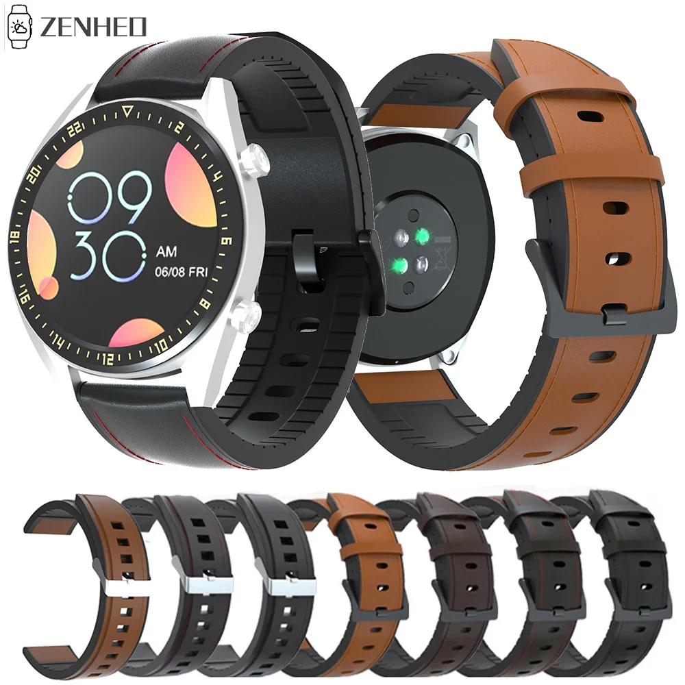 22mm Silicone Leather Strap For Huawei Watch 2 Pro Smart Watch Band Replacement Watchband For Huawei Watch GT/GT2 GT3 42mm 46mm
22mm Silicone Leather Strap For Huawei Watch 2 Pro Smart Watch Band Replacement Watchband For Huawei Watch GT/GT2 GT3 42mm 46mm