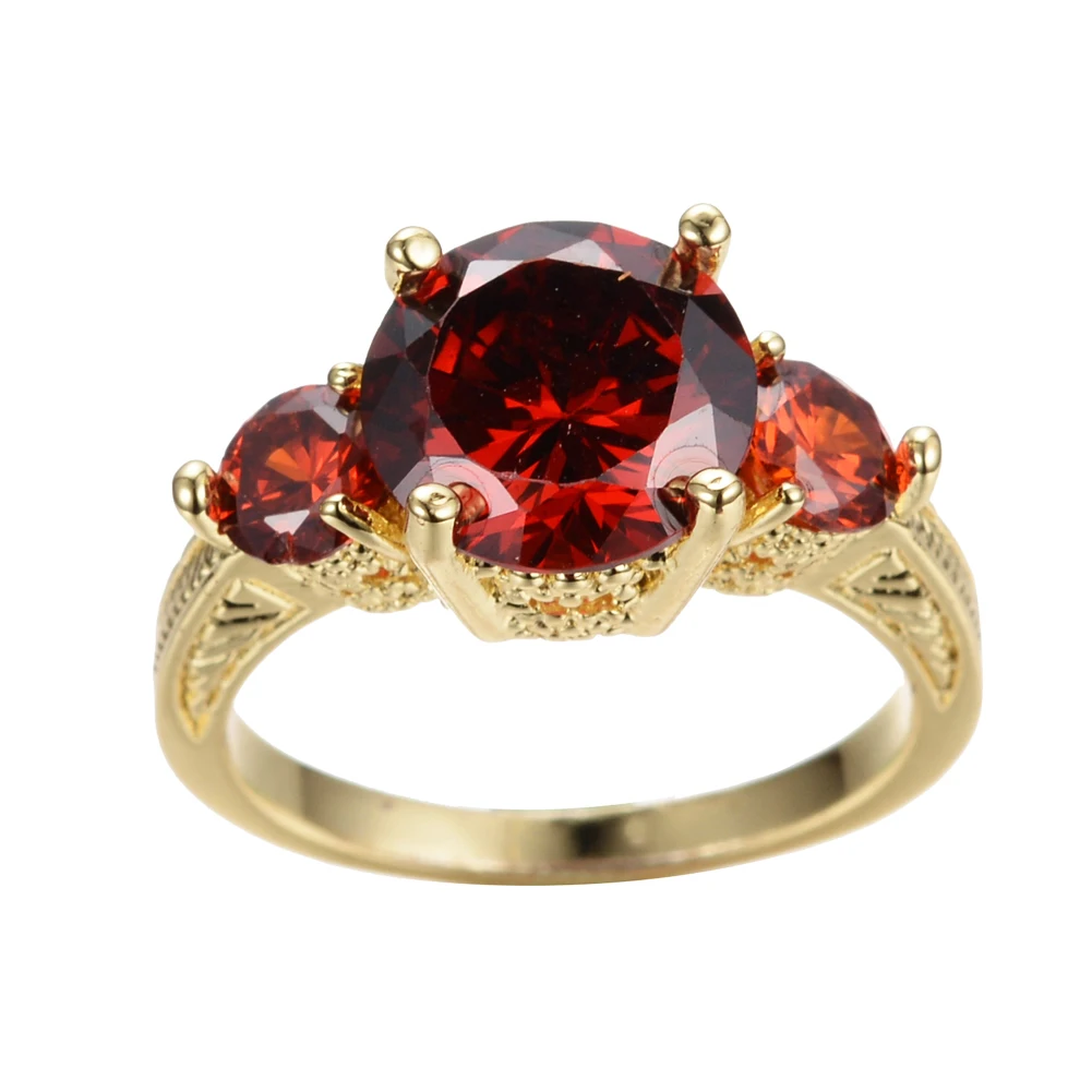 Luxury Female Red Crystal Stone Jewelry Dainty Gold Color Wedding Rings For Women Round Zircon Engagement Valentines Day Gift
Luxury Female Red Crystal Stone Jewelry Dainty Gold Color Wedding Rings For Women Round Zircon Engagement Valentines Day Gift