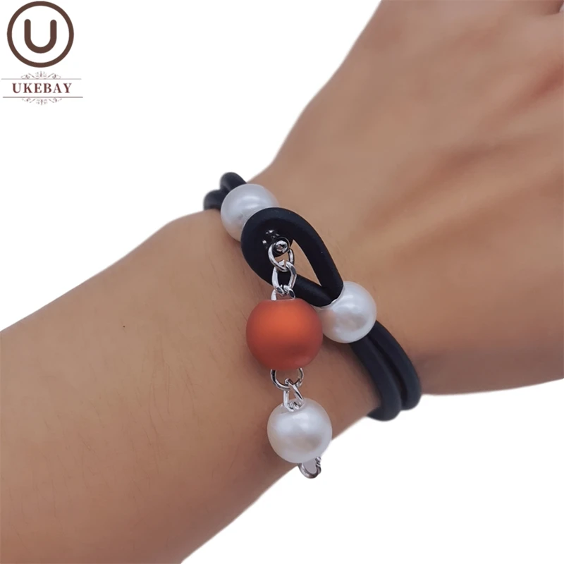 UKEBAY NEW Designer Handmade Bracelets Women Black Chain Adjustable Charm Bangles Pearl Accessories Ruuber Jewelry Gift Female
UKEBAY NEW Designer Handmade Bracelets Women Black Chain Adjustable Charm Bangles Pearl Accessories Ruuber Jewelry Gift Female