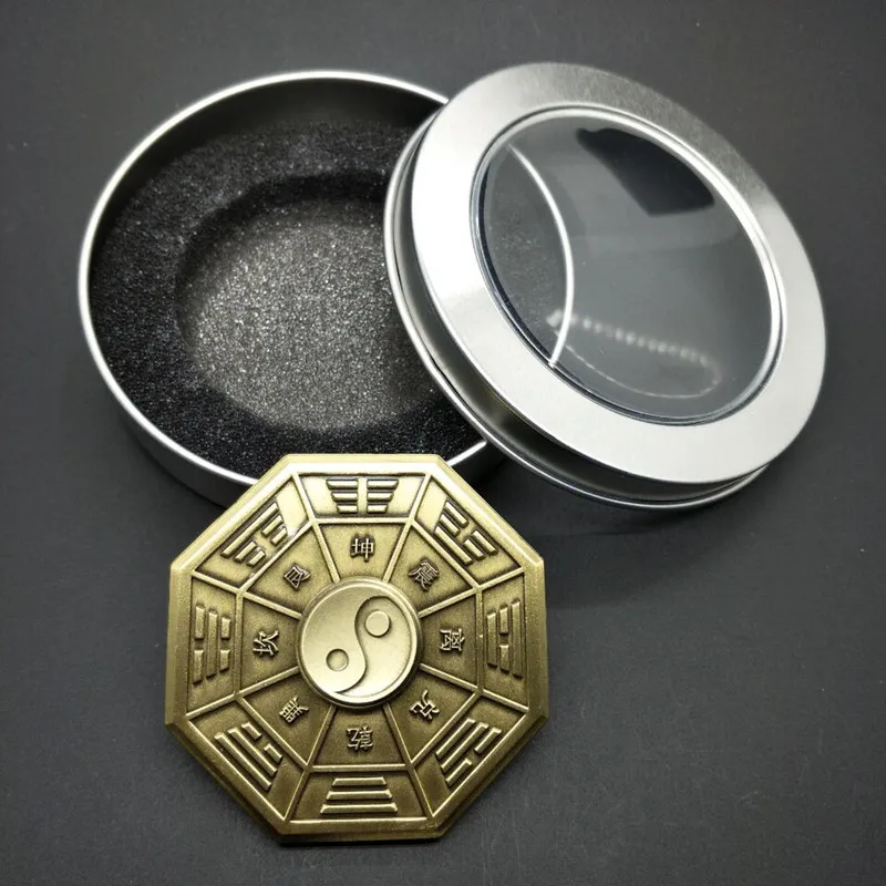 Metal Alloy Tai Chi Fidget Spinner Mantra Design Novel Hand Finger Gyro Stress Reliever Sensory Children Toys Chinese Kung Fu
Metal Alloy Tai Chi Fidget Spinner Mantra Design Novel Hand Finger Gyro Stress Reliever Sensory Children Toys Chinese Kung Fu