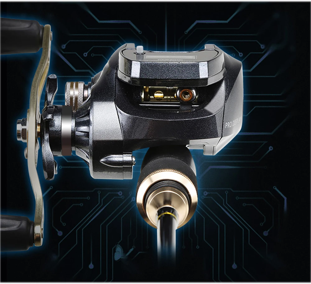 Display Digital Electronic Fishing Reel Water Depth Measurement High Speed LowProfile Line Counter Baitcasting Reel Fishing Tool
Display Digital Electronic Fishing Reel Water Depth Measurement High Speed LowProfile Line Counter Baitcasting Reel Fishing Tool