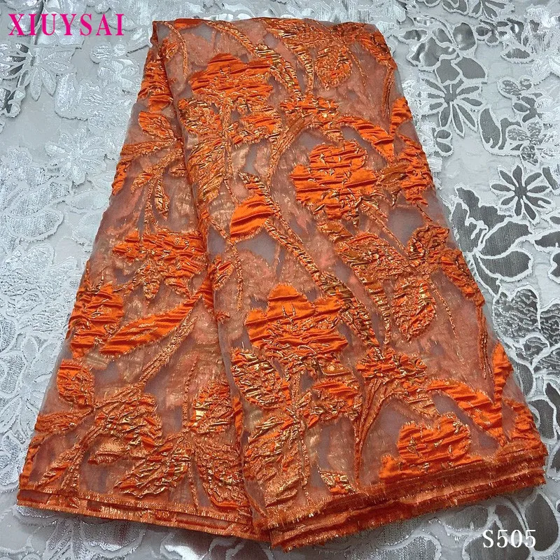 XIUYSAI Nigerian Lace Fabrics High Quality Embroidery African Jacquard Brocade Lace Fabric French Tulle Lace For Dress S506
XIUYSAI Nigerian Lace Fabrics High Quality Embroidery African Jacquard Brocade Lace Fabric French Tulle Lace For Dress S506