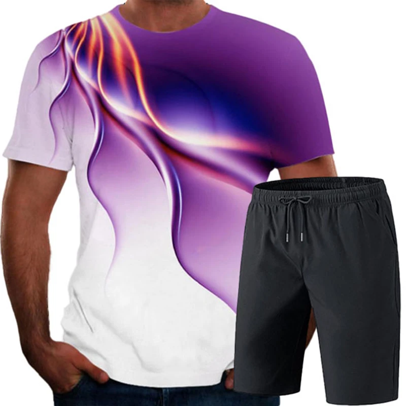 Fashion Summer Tracksuit Men Clothing Casual Short Sleeve O-Neck T-shirt And Shorts Quick Drying Ropa Hombre Two Pieces Set Male
Fashion Summer Tracksuit Men Clothing Casual Short Sleeve O-Neck T-shirt And Shorts Quick Drying Ropa Hombre Two Pieces Set Male