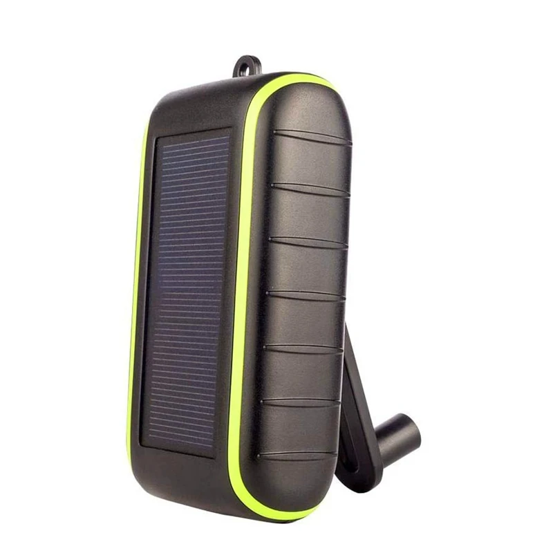 Solar Energy Mobile Power Bank Hand Crank Power Supply USB Cellphone Charger Large Capacity External Battery 8000MAh
Solar Energy Mobile Power Bank Hand Crank Power Supply USB Cellphone Charger Large Capacity External Battery 8000MAh
