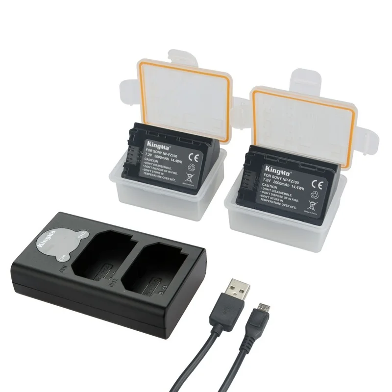 Ockered Li-ion Battery NP-FZ100 and Fast Charger LCD Charger for Sony ILCE-9 A6600 A7R4 A7M4 A7R3 Camera Batteries Charger
Ockered Li-ion Battery NP-FZ100 and Fast Charger LCD Charger for Sony ILCE-9 A6600 A7R4 A7M4 A7R3 Camera Batteries Charger
