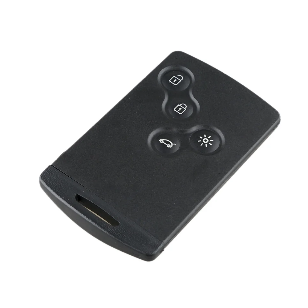 Smart Card Key For Renault Megane Laguna Scenic 2007-2015 PCF7952 Chip Car Remote 4 Button With 433mhz
