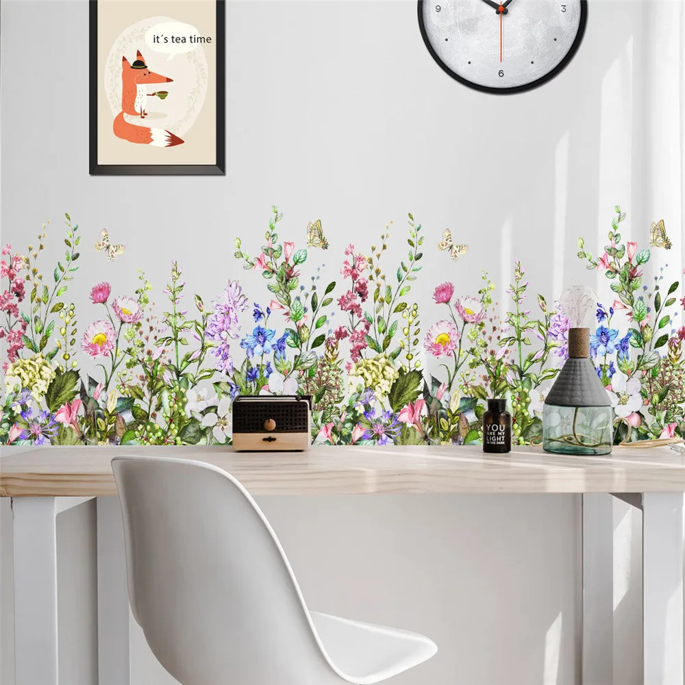 3D Plant Flowers Wall Stickers Baseboard PVC Skirting Kids Living Room Bedroom Bathroom Kitchen Nursery Balcony Home Decor
3D Plant Flowers Wall Stickers Baseboard PVC Skirting Kids Living Room Bedroom Bathroom Kitchen Nursery Balcony Home Decor