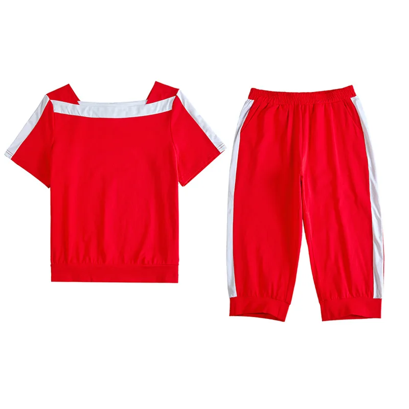 Summer Women Sport Suit Cotton Loose Sweatshirt+sweatpant Jogger Workout Outfit Gym Running Casual Set Sportswear Tracksuit
Summer Women Sport Suit Cotton Loose Sweatshirt+sweatpant Jogger Workout Outfit Gym Running Casual Set Sportswear Tracksuit