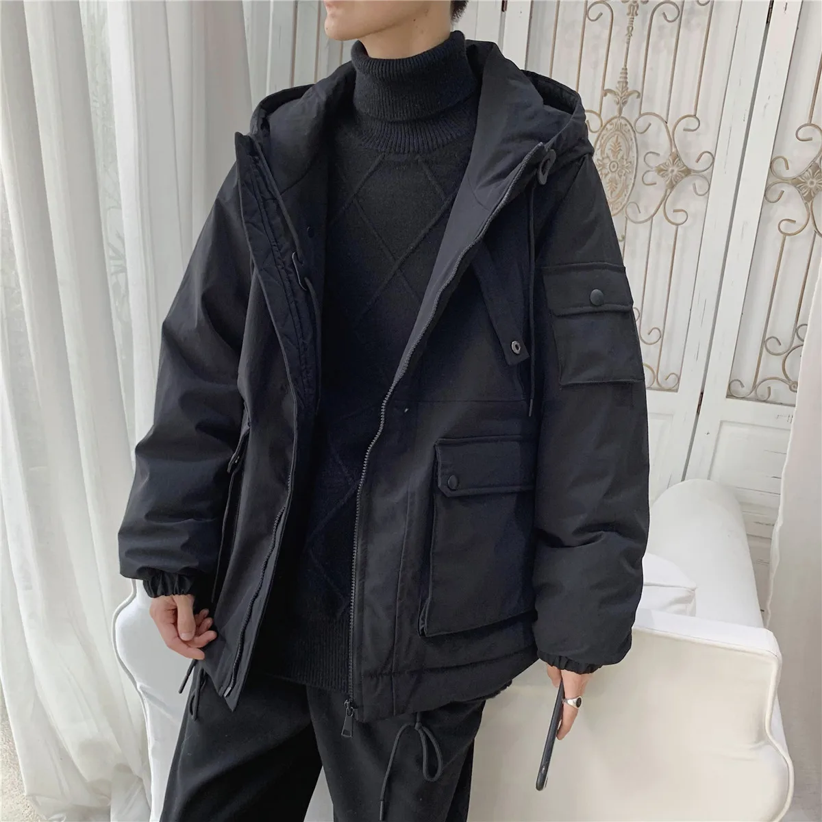 Men's New Winter Work Clothes Thick Padded Jacket Winter Coat Trend Winter Men's Padded Jacket
Men's New Winter Work Clothes Thick Padded Jacket Winter Coat Trend Winter Men's Padded Jacket