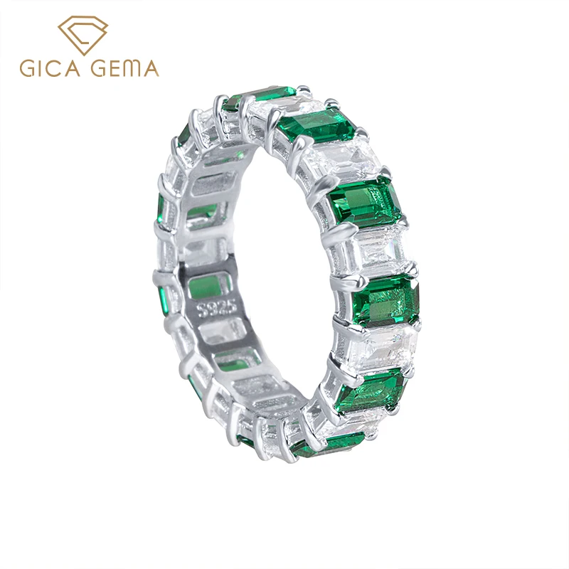 GICA GEMA Emerald Rings For Women 925 Sterling Silver Round Zircon 3*5mm Green Gems Anniversary Wedding Fine Jewelry Female Gift
GICA GEMA Emerald Rings For Women 925 Sterling Silver Round Zircon 3*5mm Green Gems Anniversary Wedding Fine Jewelry Female Gift