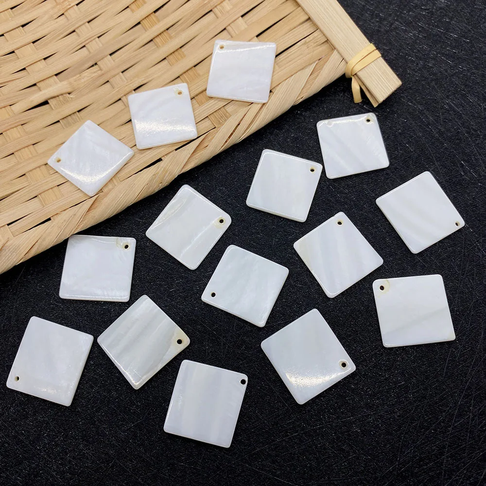 10 Pcs Natural Freshwater Shell Pendants White Square Mother-of-pearl Jewelry Making Loose Beads DIY Earrings Necklace Pendants
10 Pcs Natural Freshwater Shell Pendants White Square Mother-of-pearl Jewelry Making Loose Beads DIY Earrings Necklace Pendants