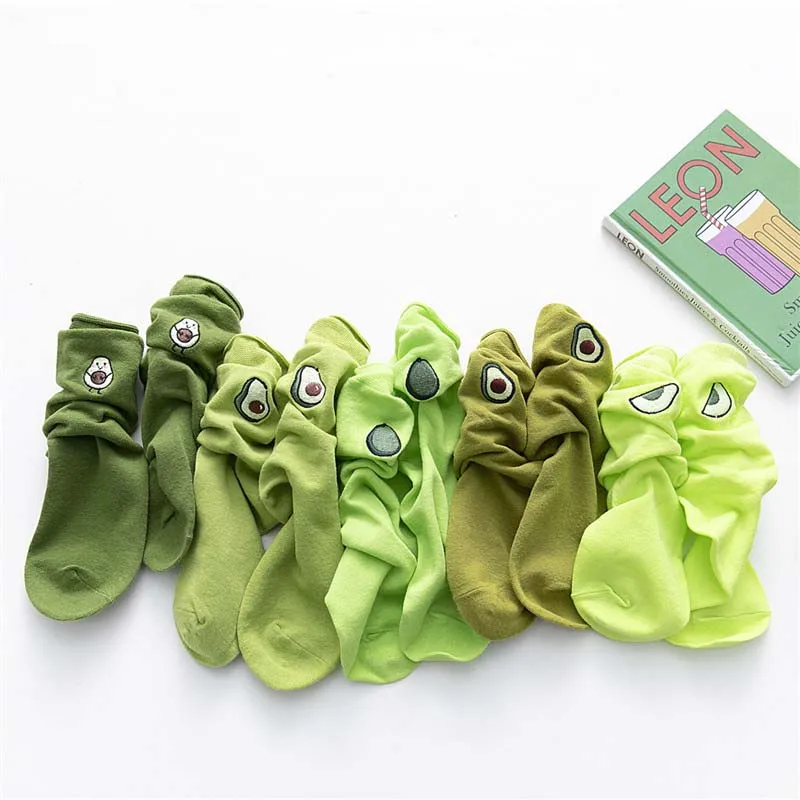 Cute Avocado Embroidery Funny Socks Women Harajuku Fruit Heap Heap Meias Divertidos Creative Sokken Chaussette Femme
Cute Avocado Embroidery Funny Socks Women Harajuku Fruit Heap Heap Meias Divertidos Creative Sokken Chaussette Femme